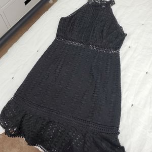 NSR black lace dress